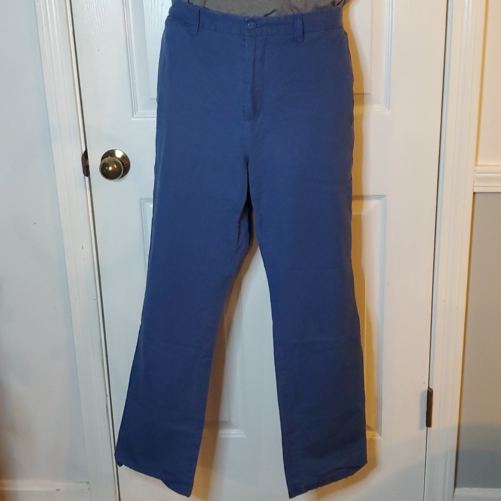 Blue Casual Pants
